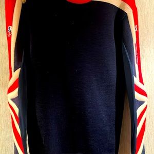 Vintage 1980 Authentic USA National Team Ski Race Sweater
